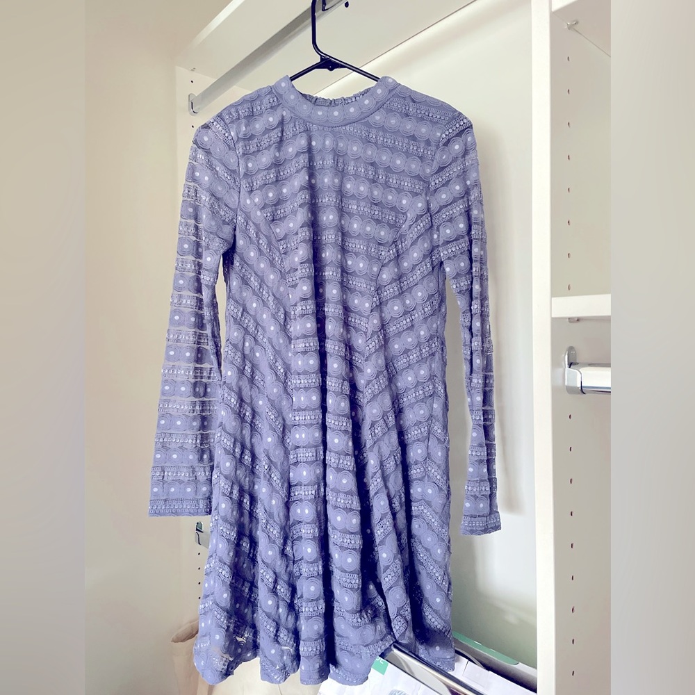 Lavender dress / blue dress